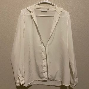 JH Collectibles White Blouse Size 10
